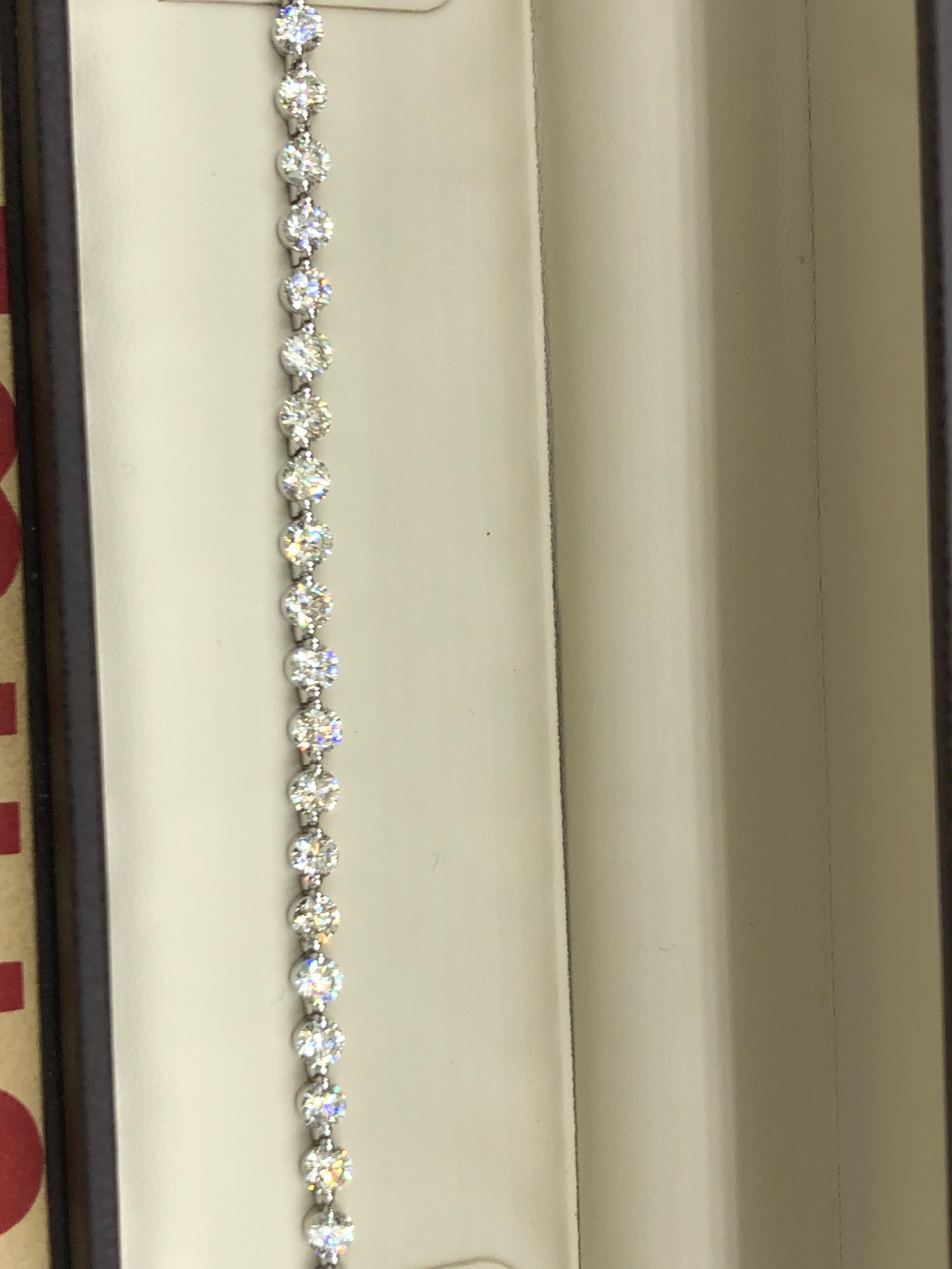 Emilio Jewelry Signature 9.18 Carat Diamond Bracelet 1