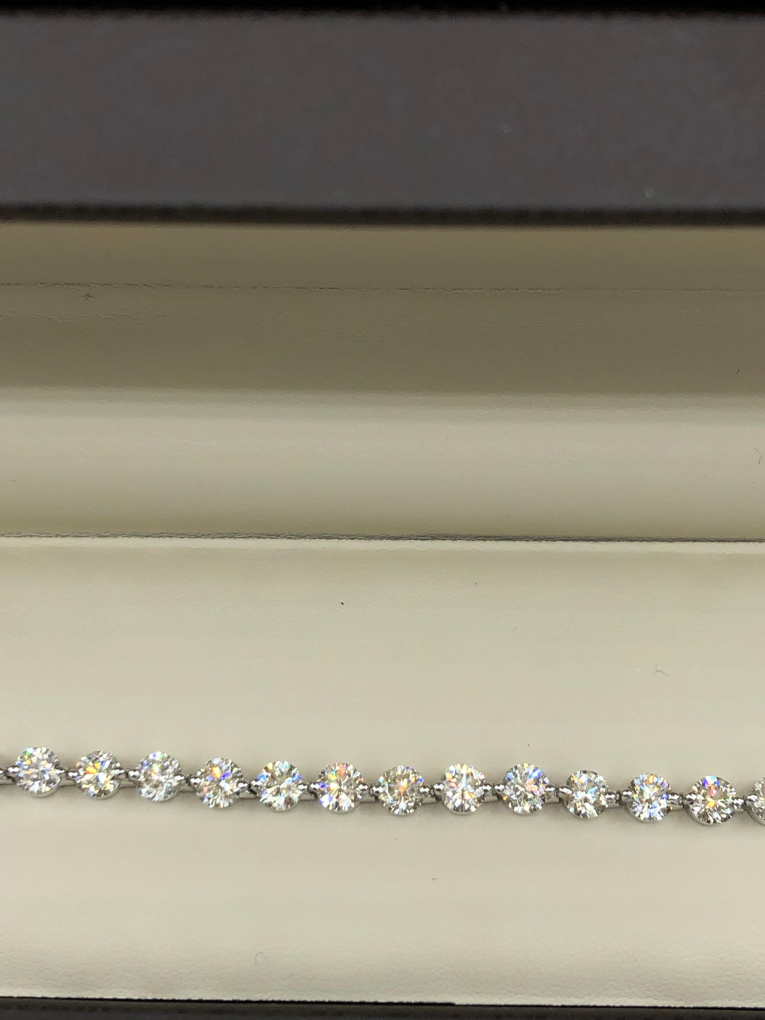 Emilio Jewelry Signature 9.18 Carat Diamond Bracelet 2