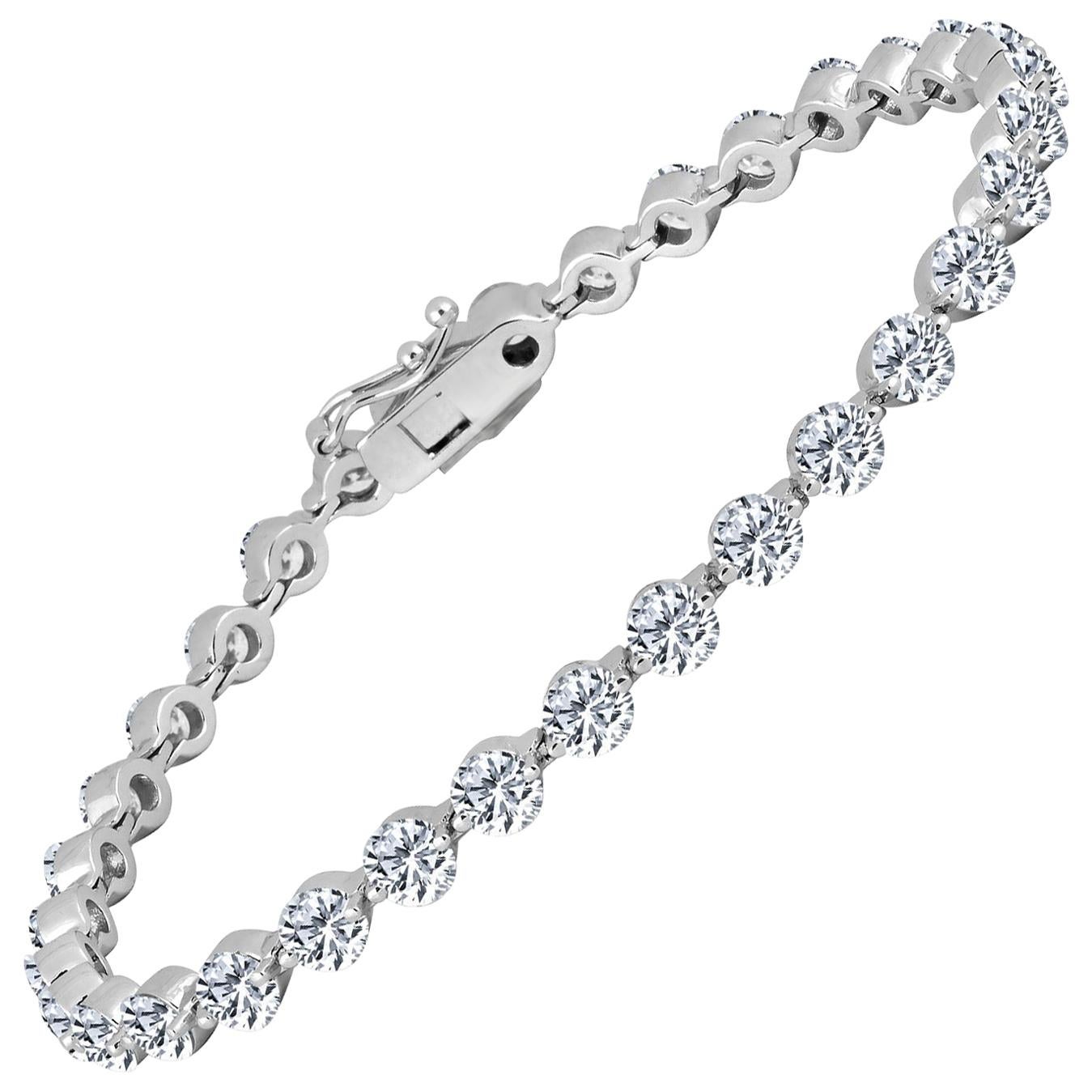 Emilio Jewelry Signature 9.18 Carat Diamond Bracelet