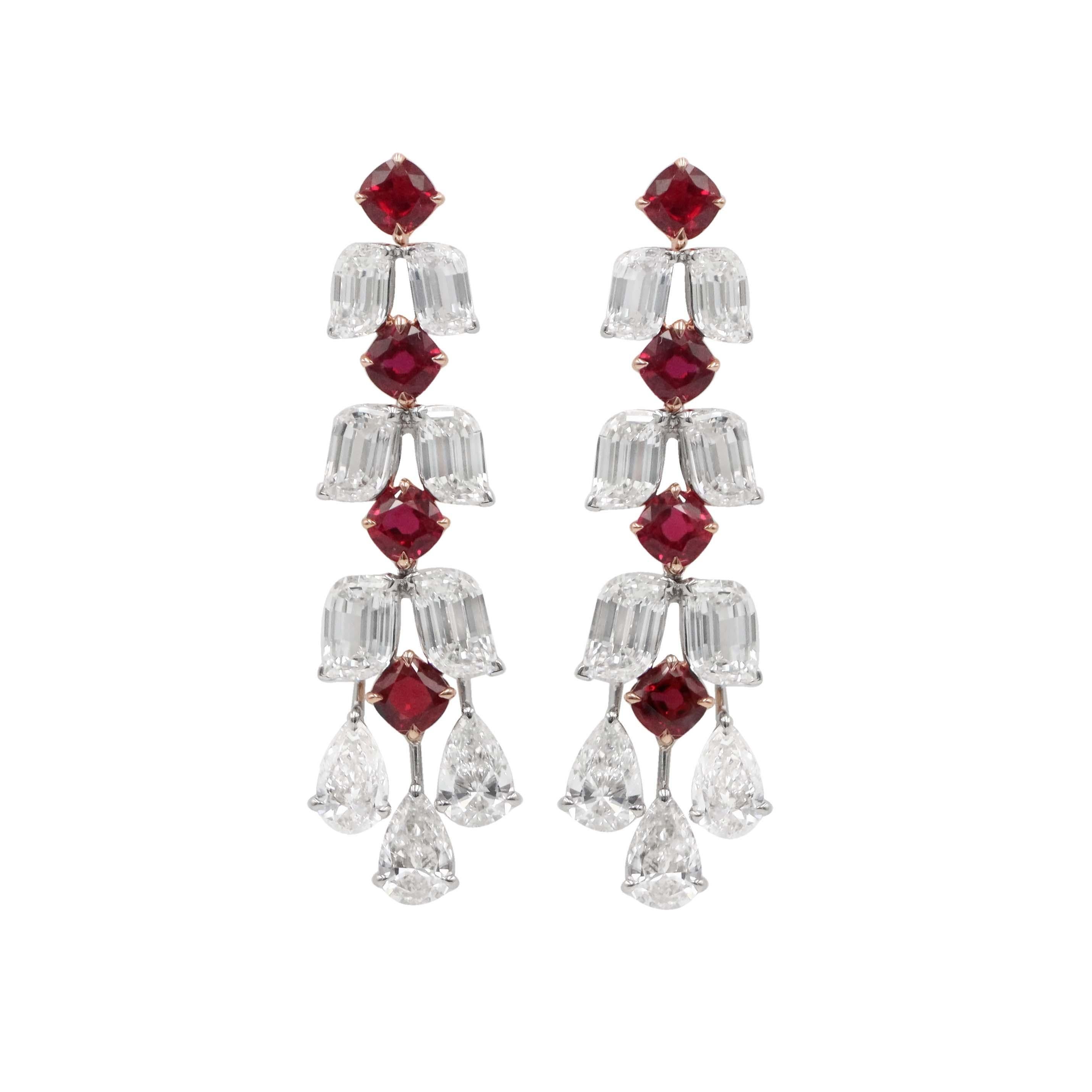 Da Emilio Jewelry, un noto e rispettato grossista/rivenditore situato nell'iconico Gem Tower/GIA Building nel Diamond District di New York.
Un'incredibile suite di anelli, orecchini e collane con rubini di alta qualità al sangue di piccione!