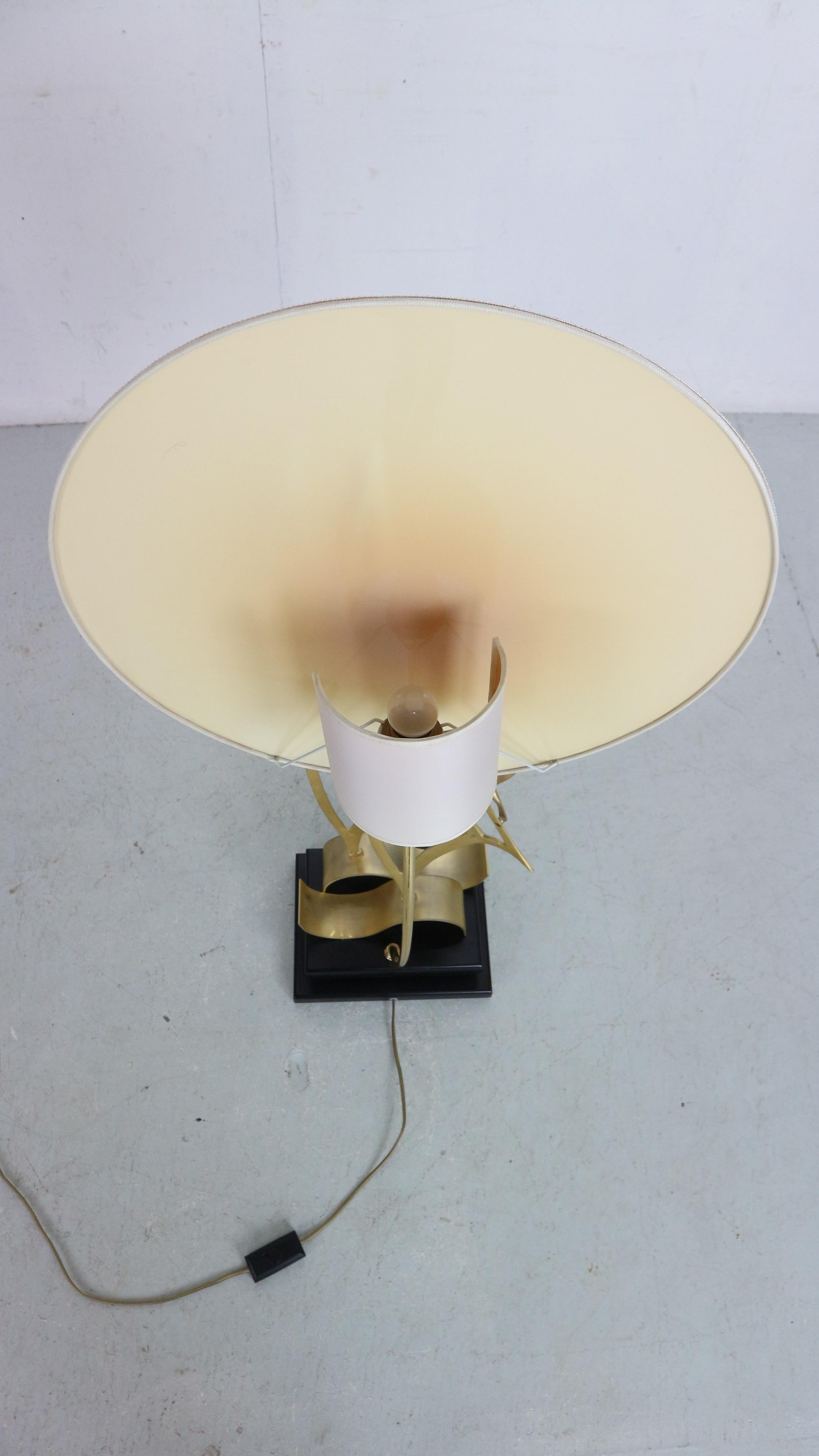Emilio Lancia Brass Sculpture Of Birds Table Or Floor Lamp, 1970 Italy 1