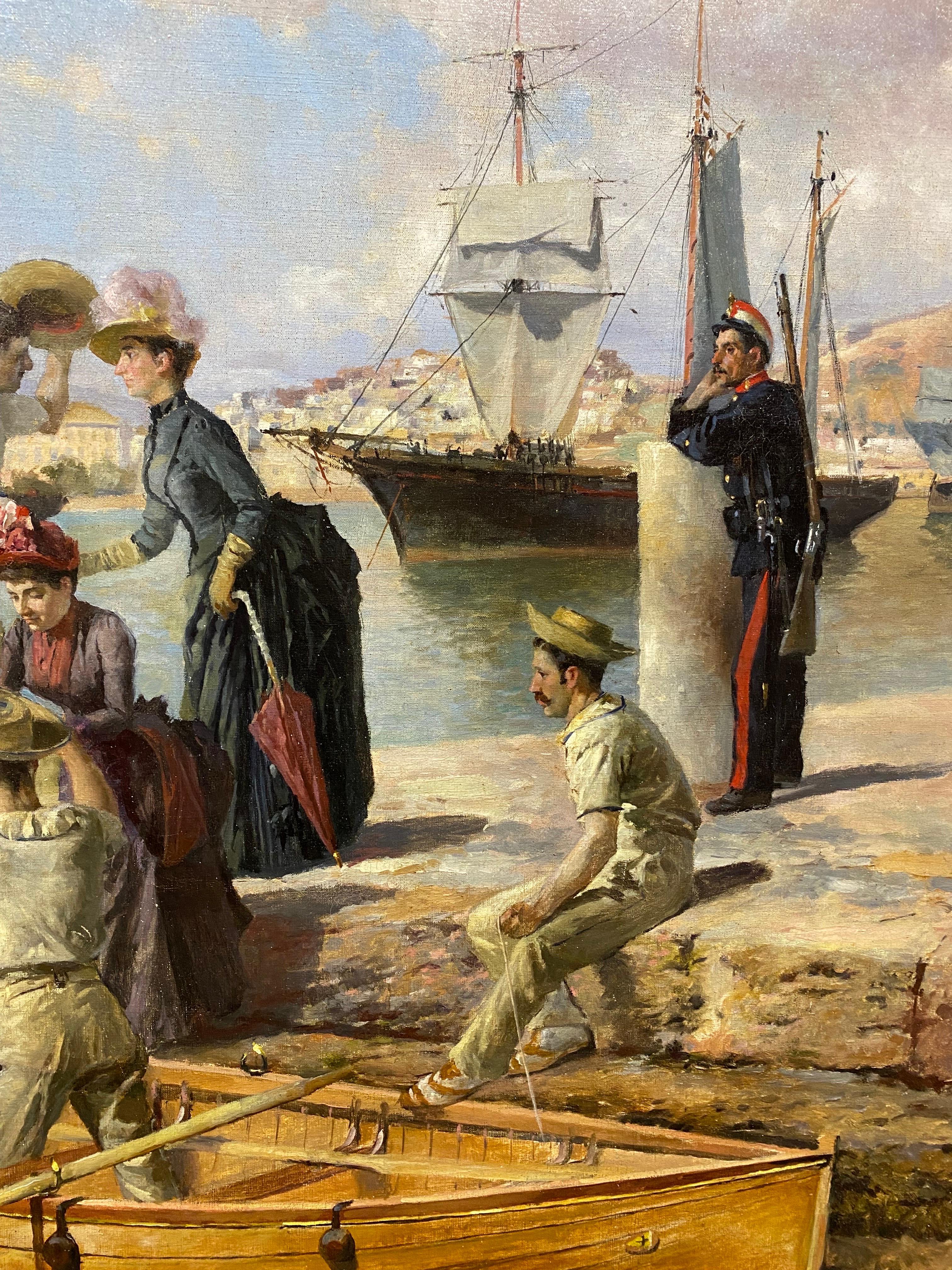 19 century Spanish artist consider the best painting marines in the south of Spain.