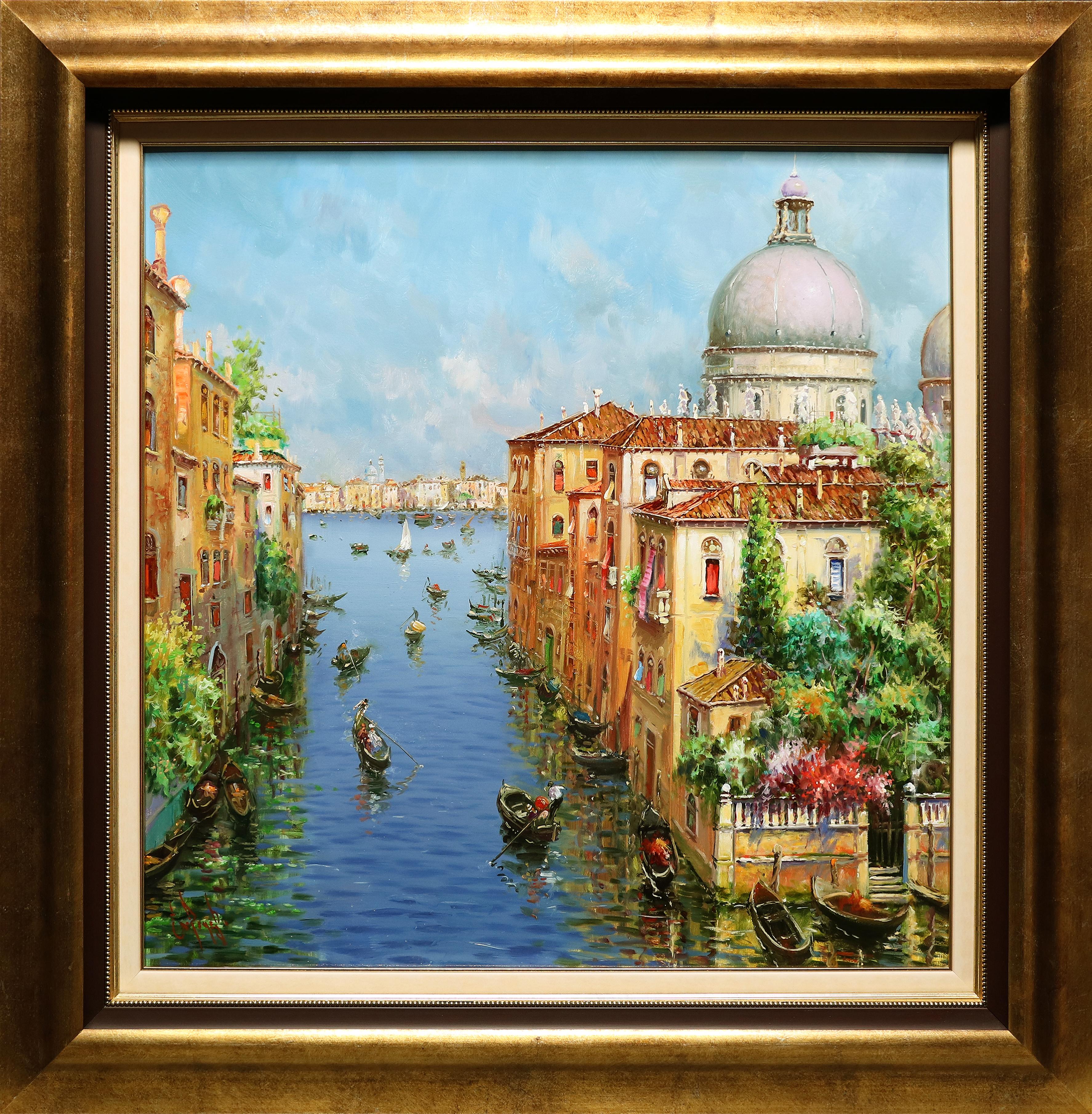 Emilio Payes Landscape Painting - Grand Canal