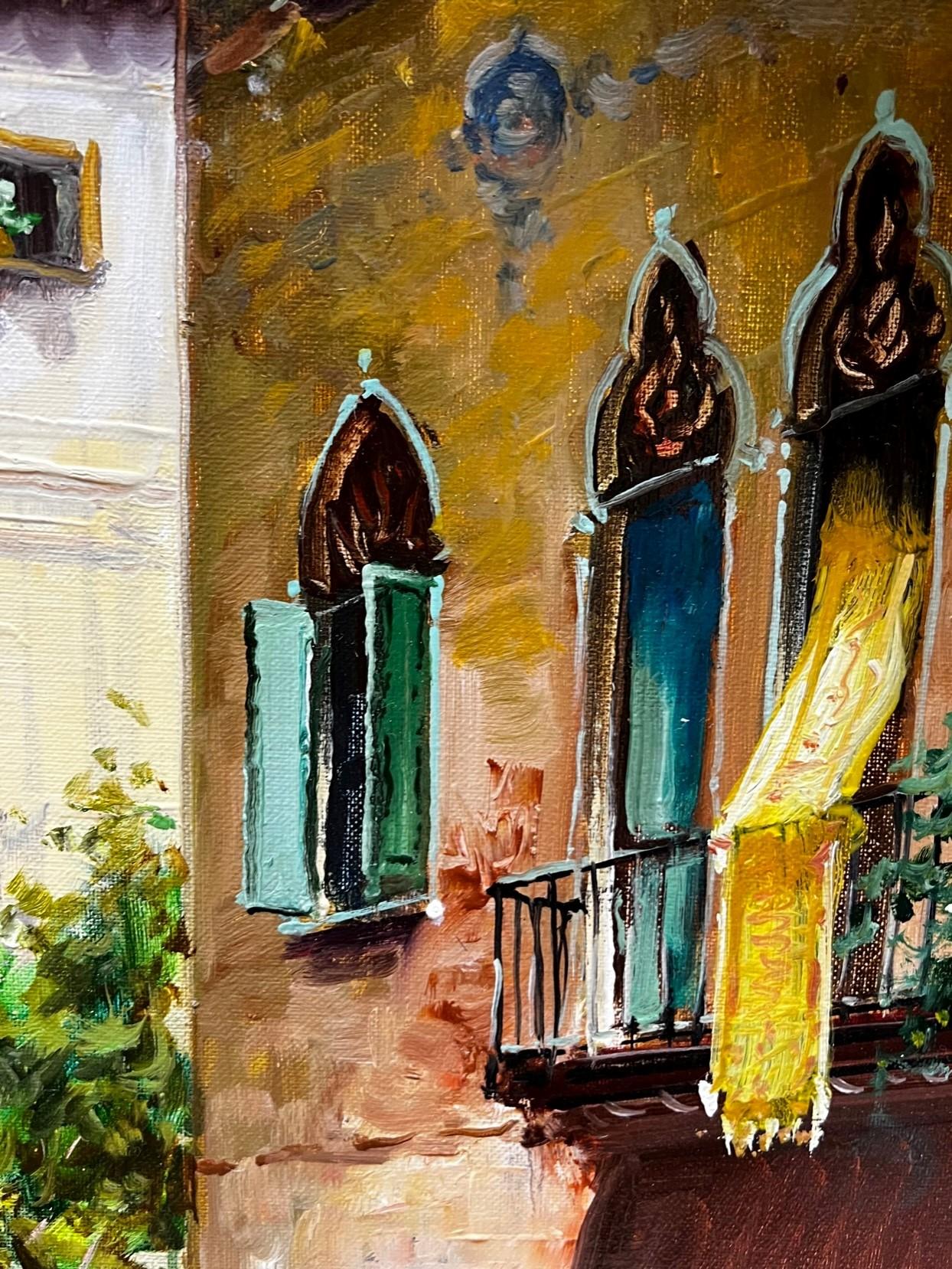 A Grand View - Landscape Painting Grigio di Emilio Payes
