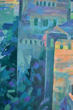 Tour de Comares, peinture, huile sur toile