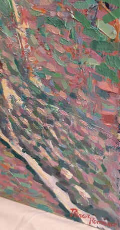 Femme. Guejar-Sierra, Peinture, Huile sur Toile