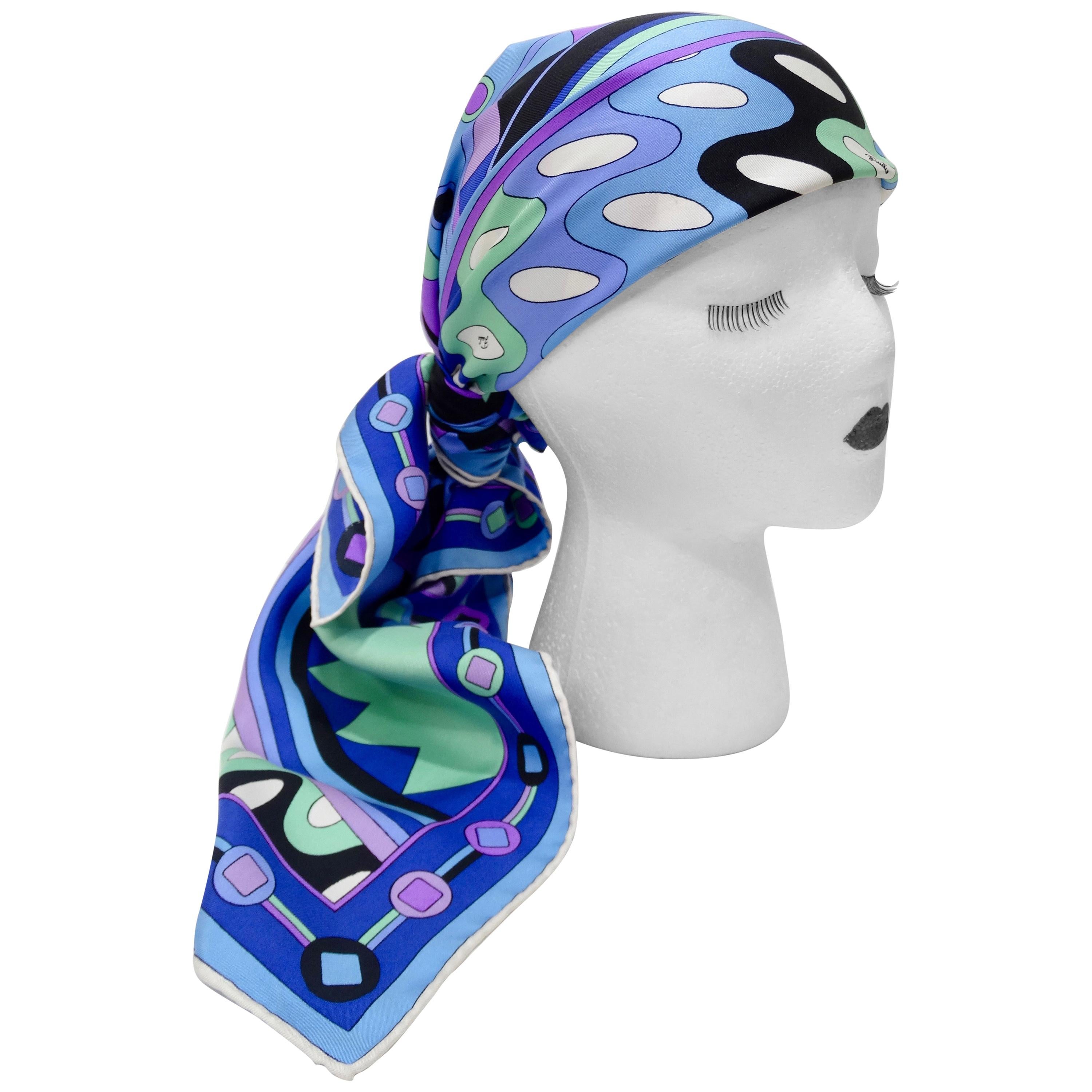 Silk scarf Emilio Pucci Multicolour in Silk - 32622263