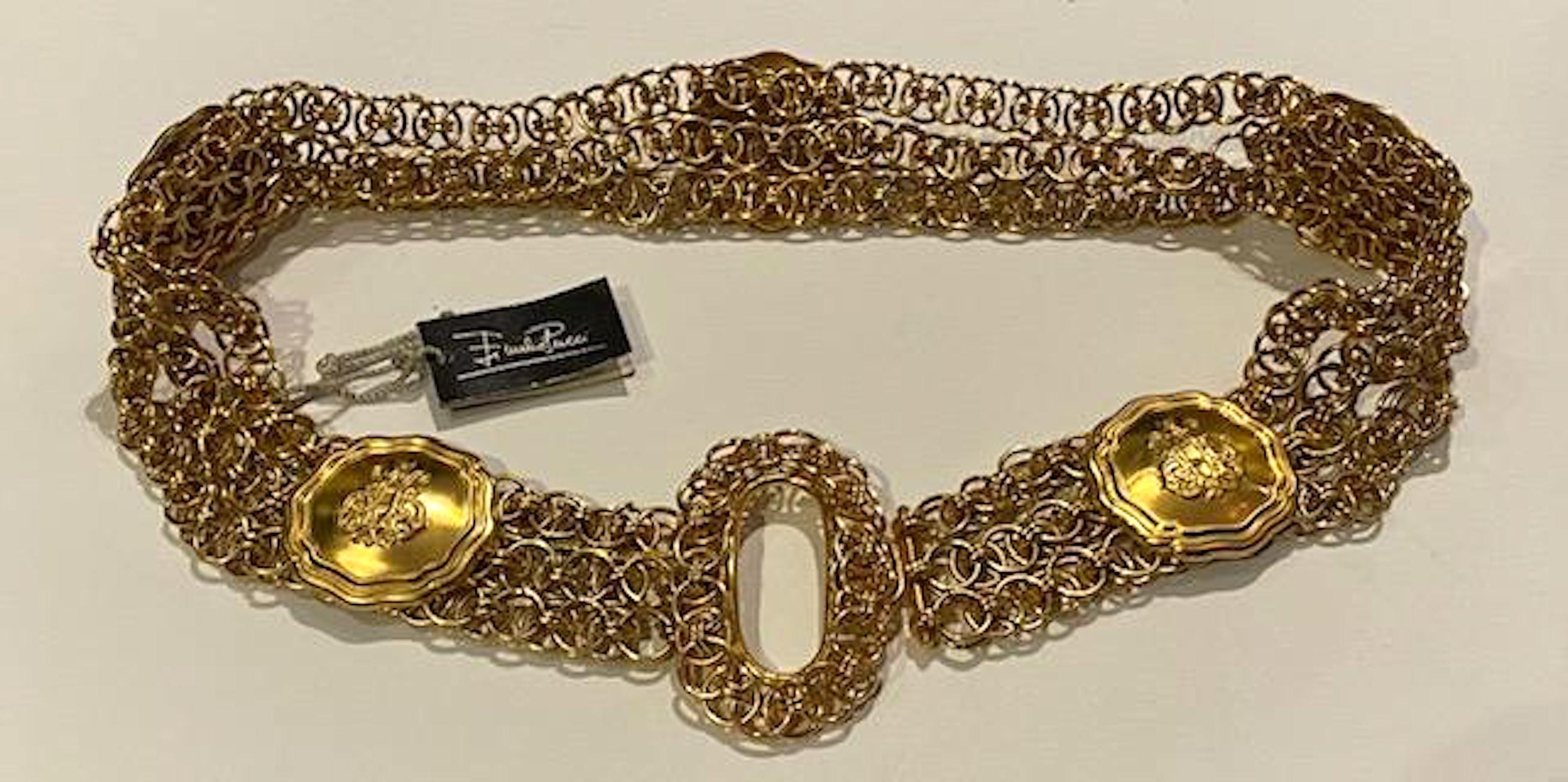 Emilio Pucci 1980s Medallion and Chain Belt In Good Condition In New York, NY