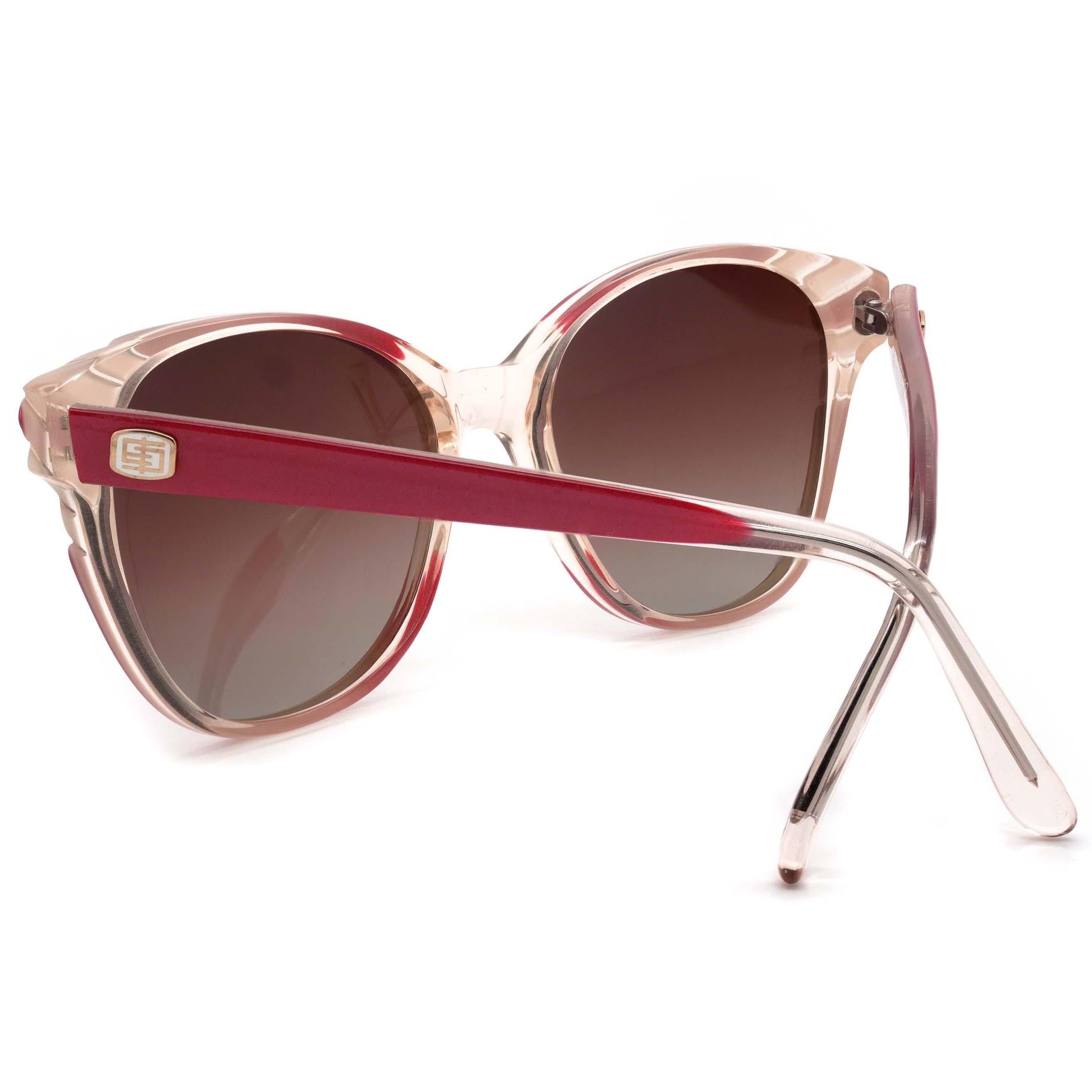 Brown Emilio Pucci 70s sunglasses for women For Sale