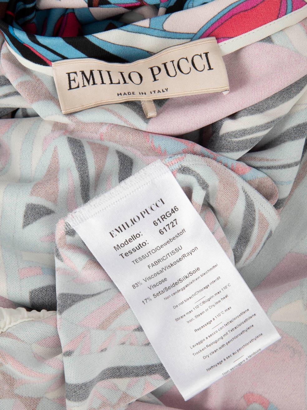 Emilio Pucci Abstract Pattern Sleeveless Dress Size XS 1
