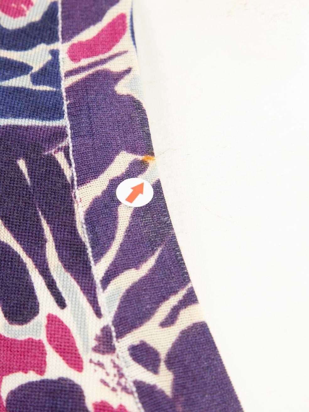De las mujeres Emilio Pucci Chaqueta de cuello en V con estampado abstracto Talla L en venta