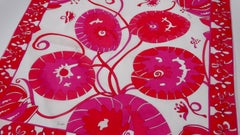 Emilio Pucci Abstract Plant Motif Scarf