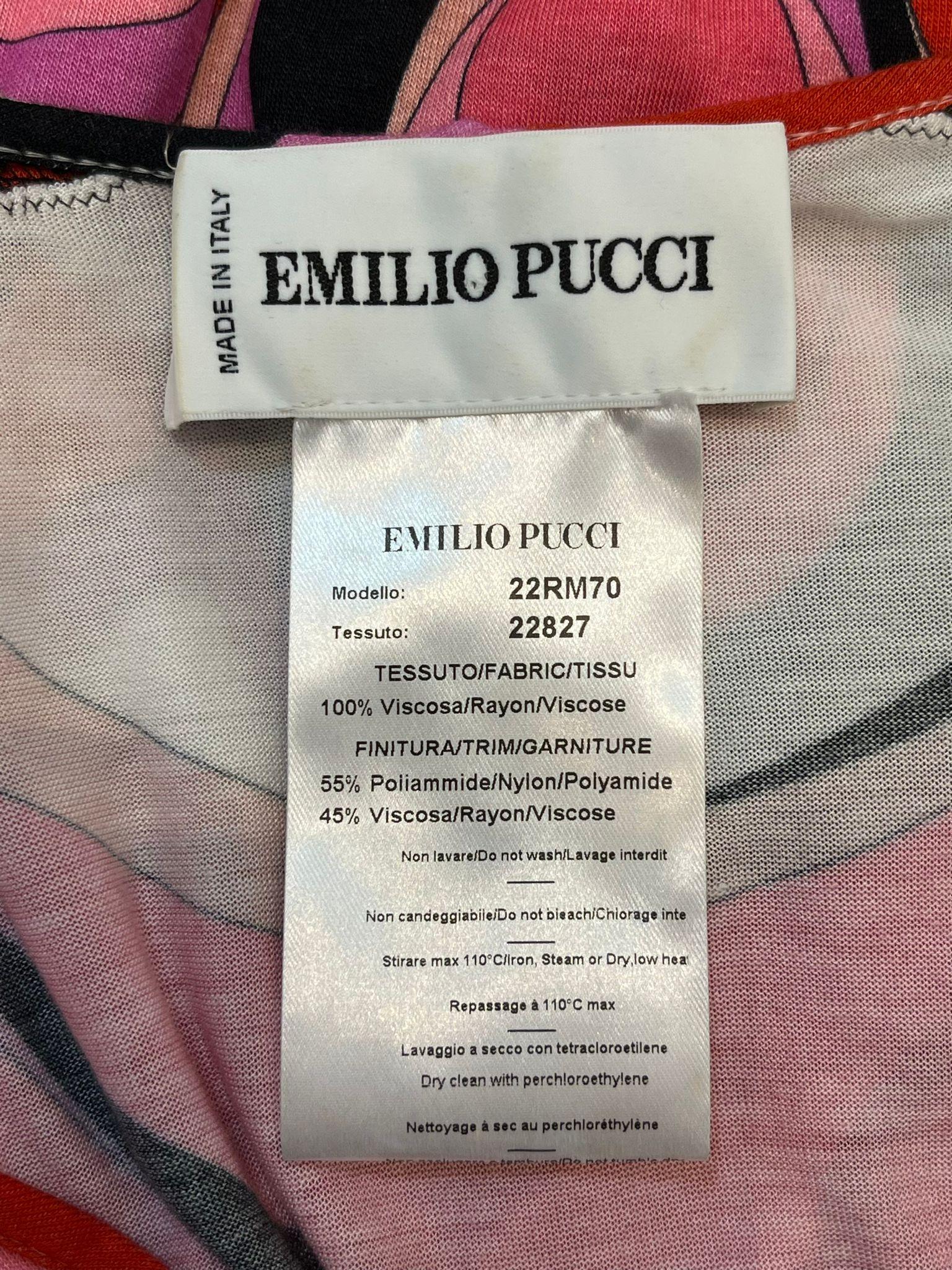 Emilio Pucci Abstract Print Blouse For Sale 1