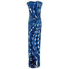 Emilio Pucci abstract-print maxi dress US 8