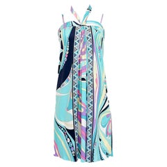 Emilio Pucci - Vestito sopra il ginocchio con stampa ad alette in acqua