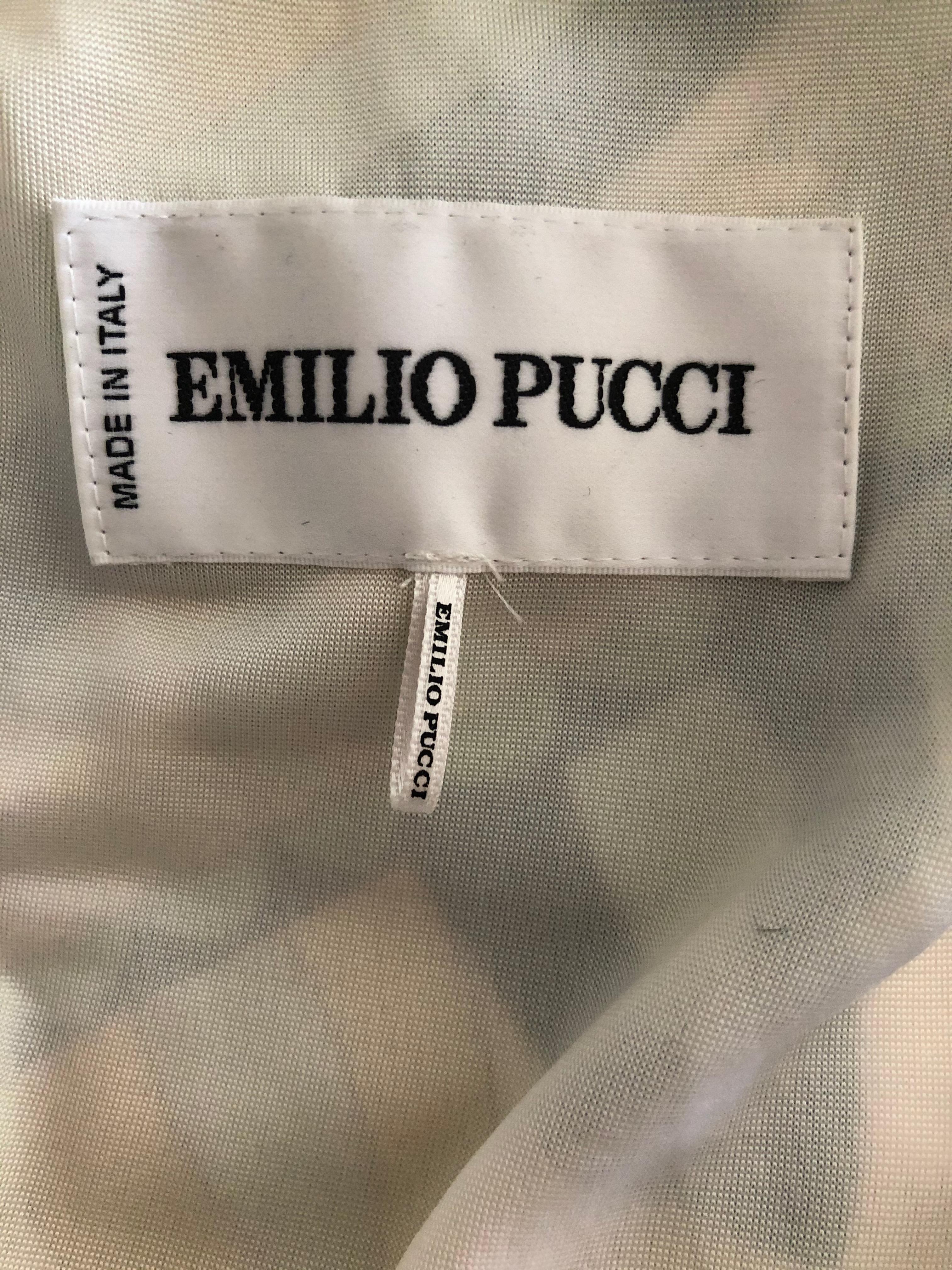 Emilio Pucci Bead Embellished Maxi Dress  For Sale 7