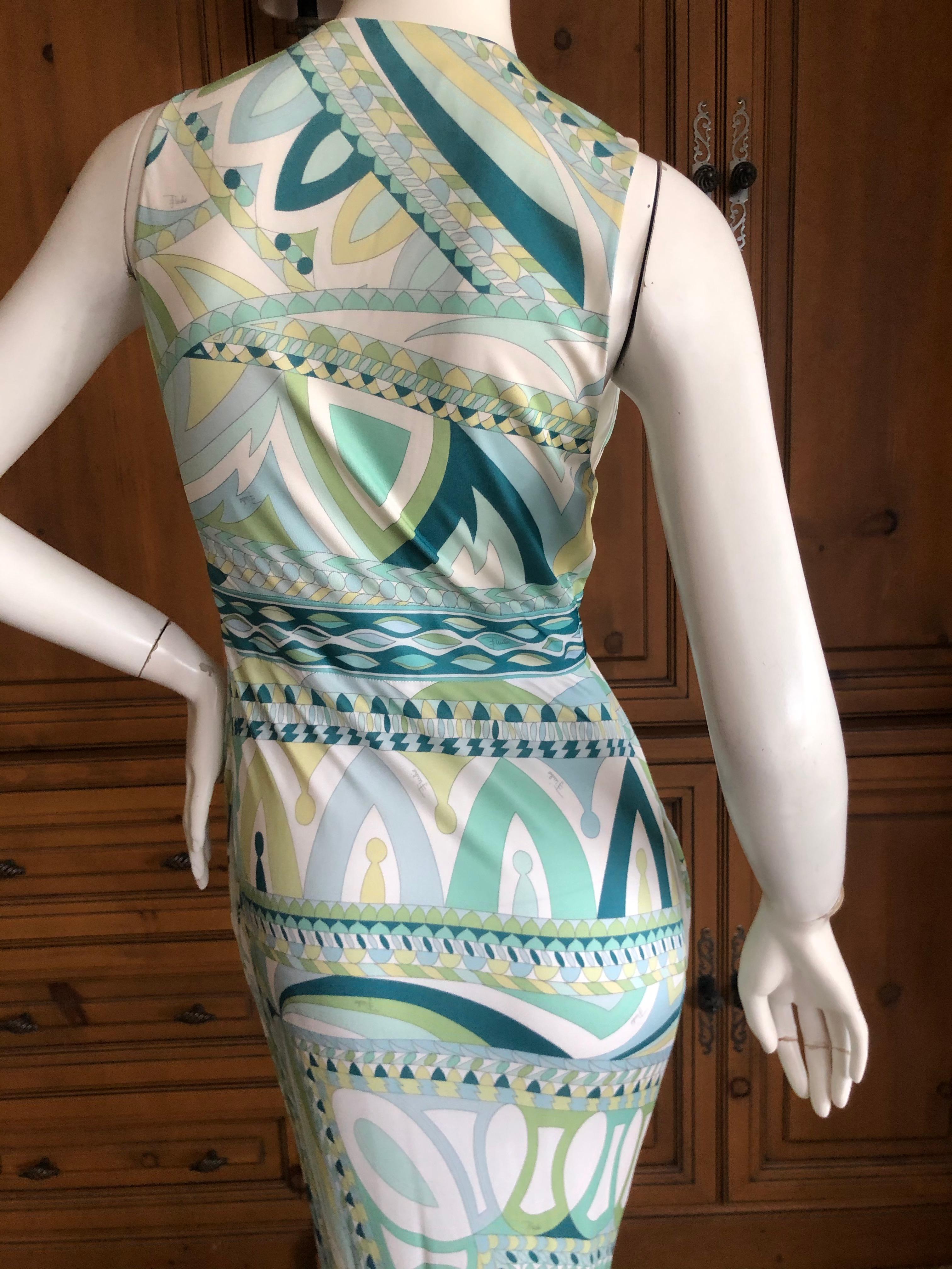 Emilio Pucci Bead Embellished Maxi Dress  For Sale 4