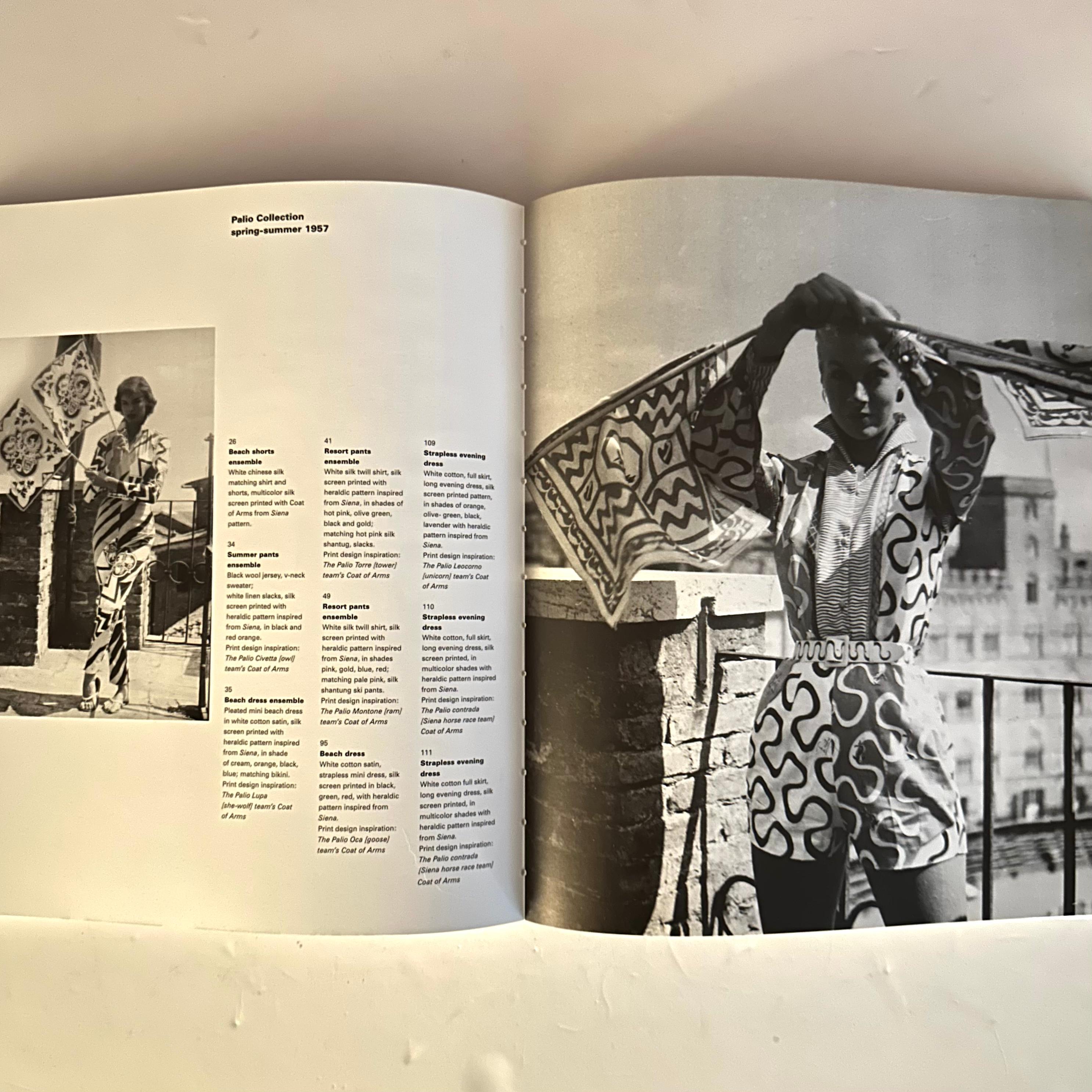 Late 20th Century Emilio Pucci: Biennale di Firenze, Looking at Fashion - 1st edition, 1996 For Sale