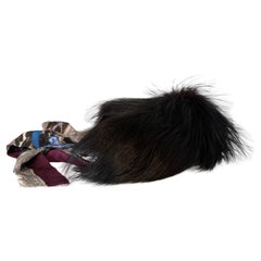 Emilio Pucci Black Fox Fur Collar