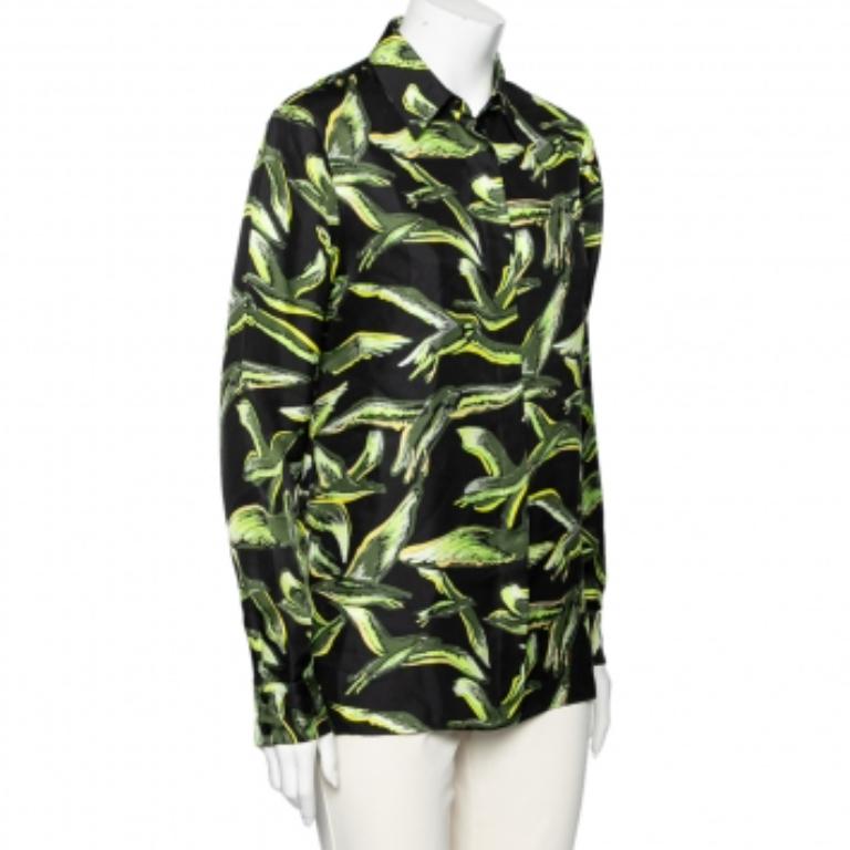 Emilio Pucci - Camicia in seta stampata Greene & Greene & Greene I. in vendita 2