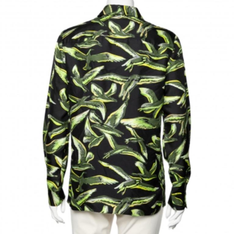 Emilio Pucci - Camicia in seta stampata Greene & Greene & Greene I. in vendita 3