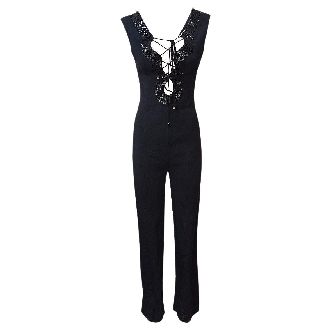 Emilio Pucci Black Jaisse Overall IT40