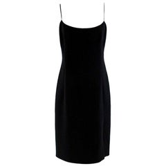 Emilio Pucci Black Wool Sleeveless Slip Dress - Size US 8