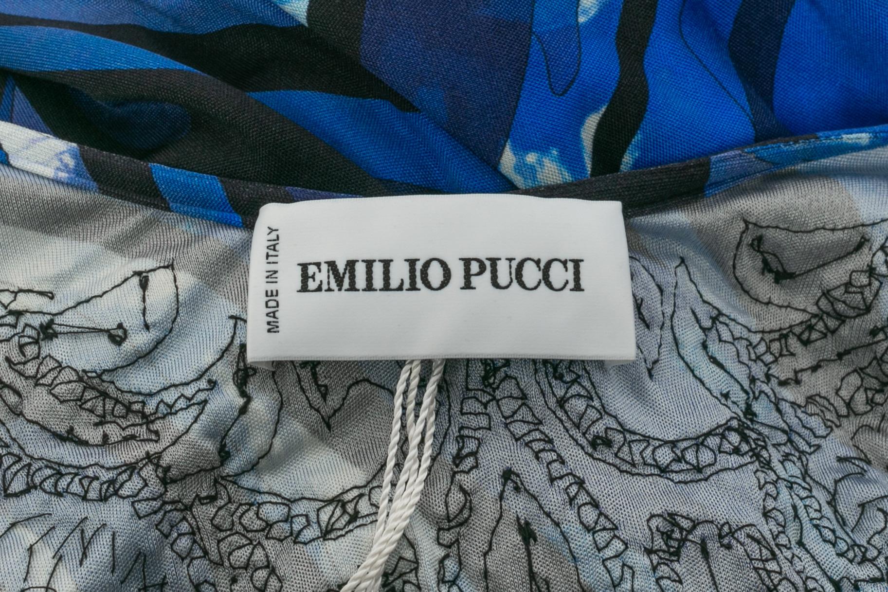 Abito blu di Emilio Pucci in vendita 5