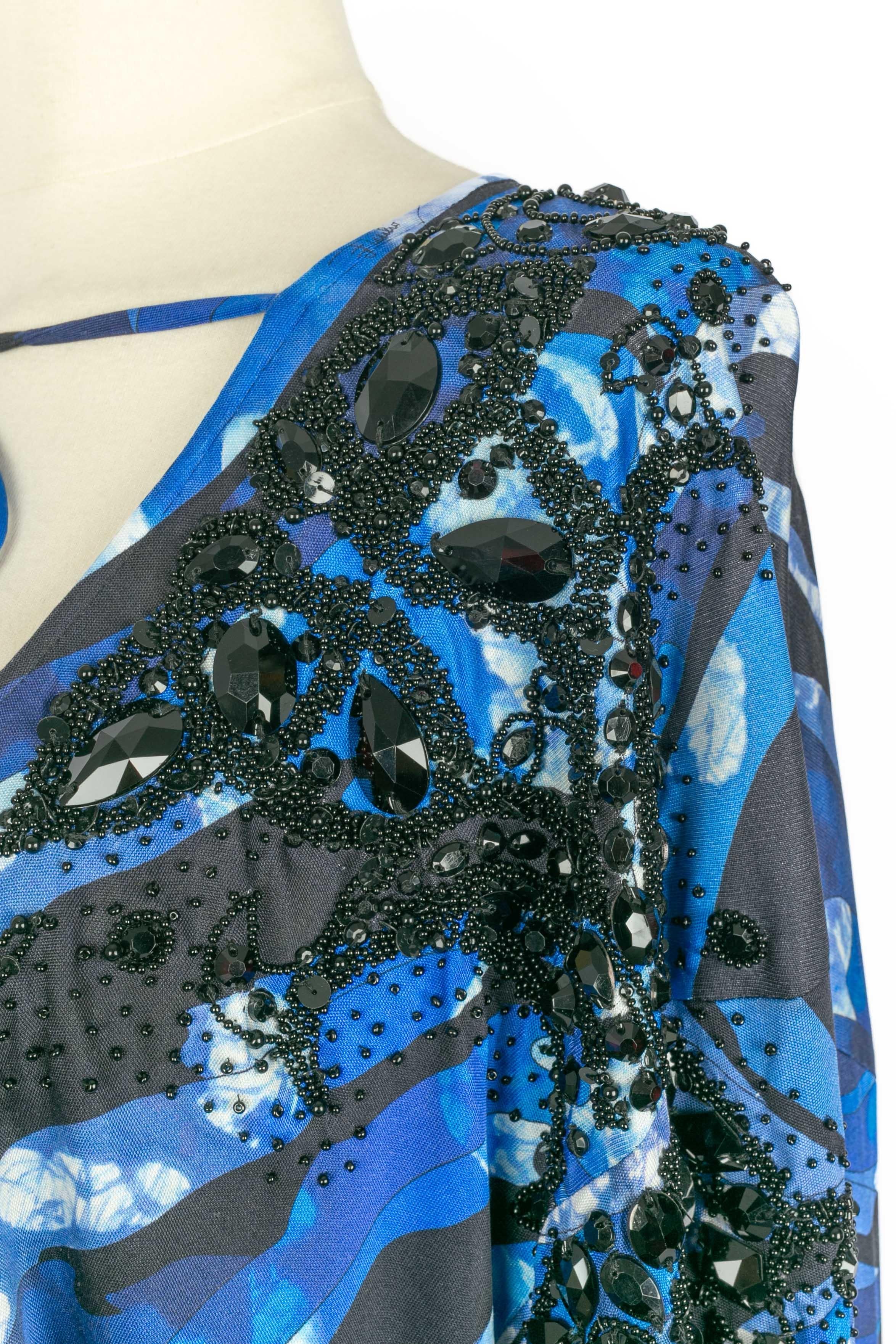 Abito blu di Emilio Pucci in vendita 2