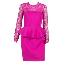 Emilio Pucci Blaues bedrucktes Seidenkleid