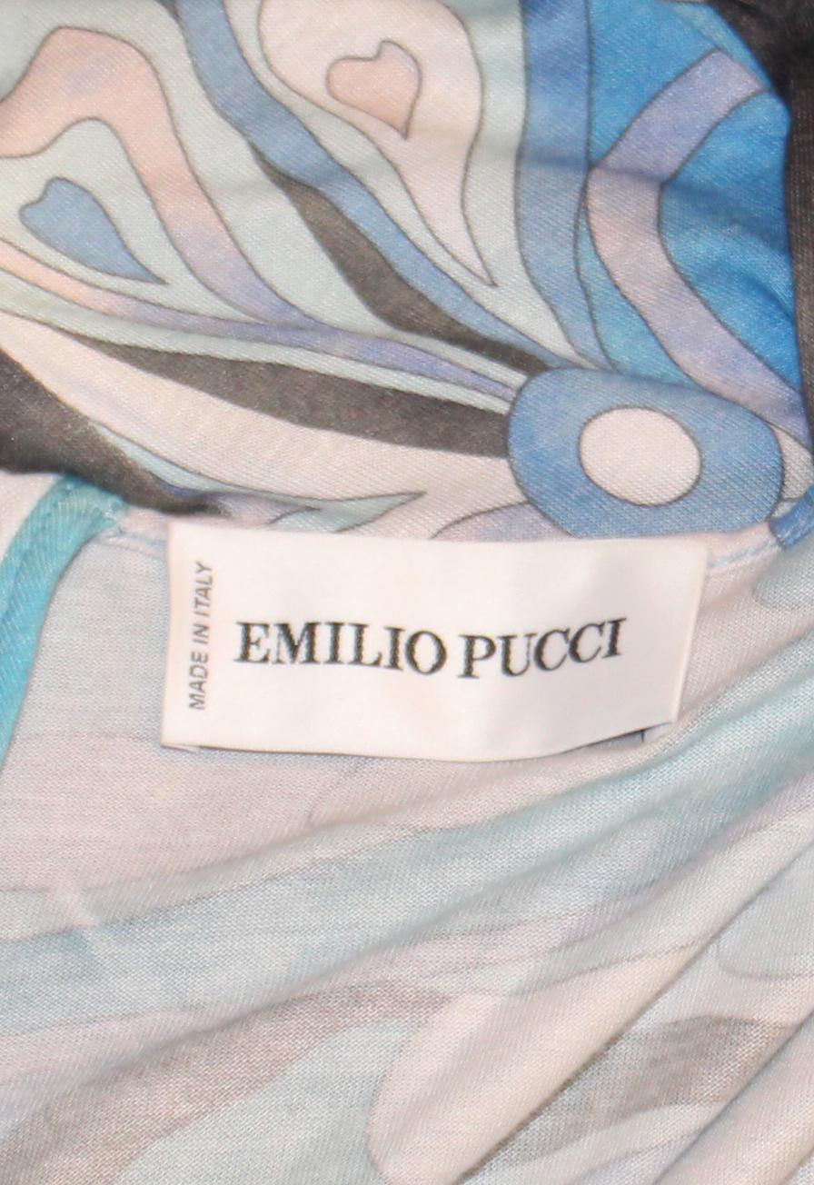Women's Emilio Pucci Blue Tone Two Piece Dress Ensemble 