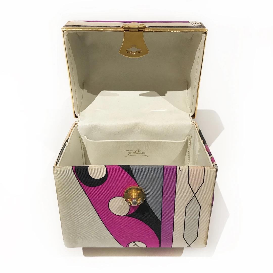 Emilio Pucci Box Bag (1960’s) In Fair Condition In Los Angeles, CA