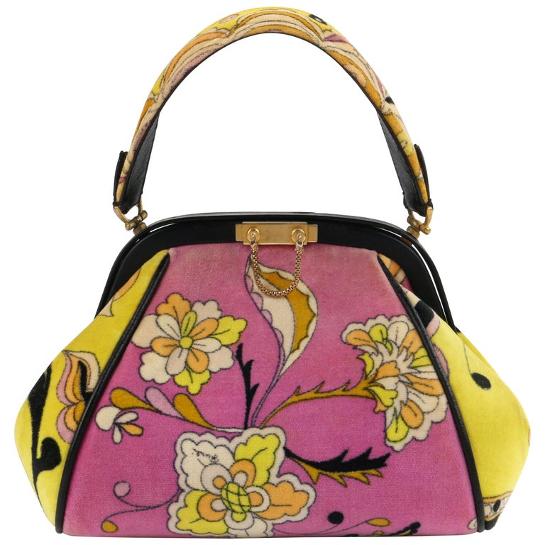 Vintage Emilio Pucci Rare Floral Chain Bag – Recess