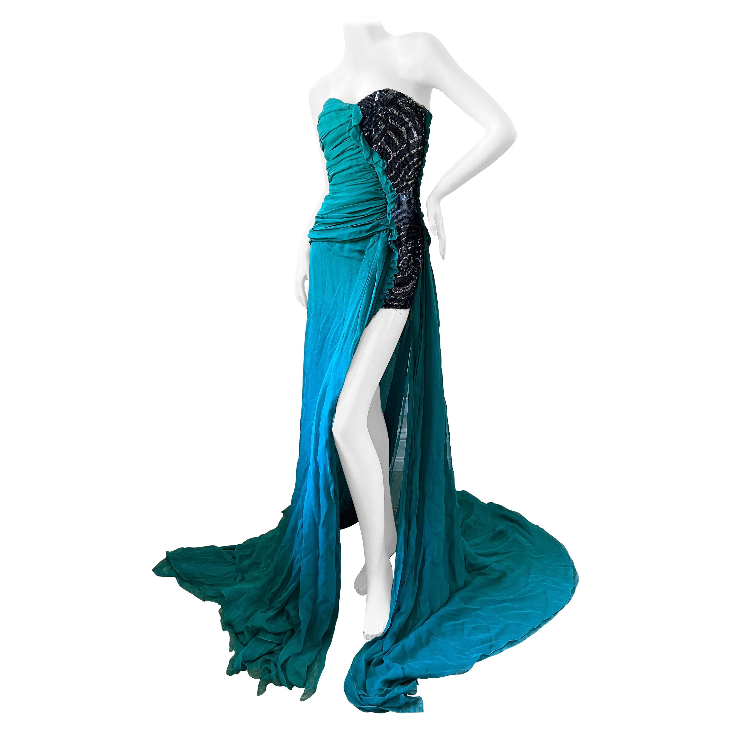dramatic evening dresses