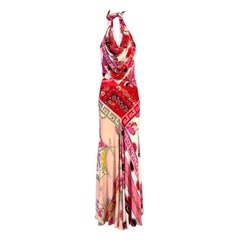EMILIO PUCCI by Peter Dundas Signature Print Seidenbluse Maxirock Anzug Set 42