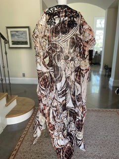 Emilio Pucci by Peter Dundas Vintage Caftan Kaftan Dress with Corset Lacing