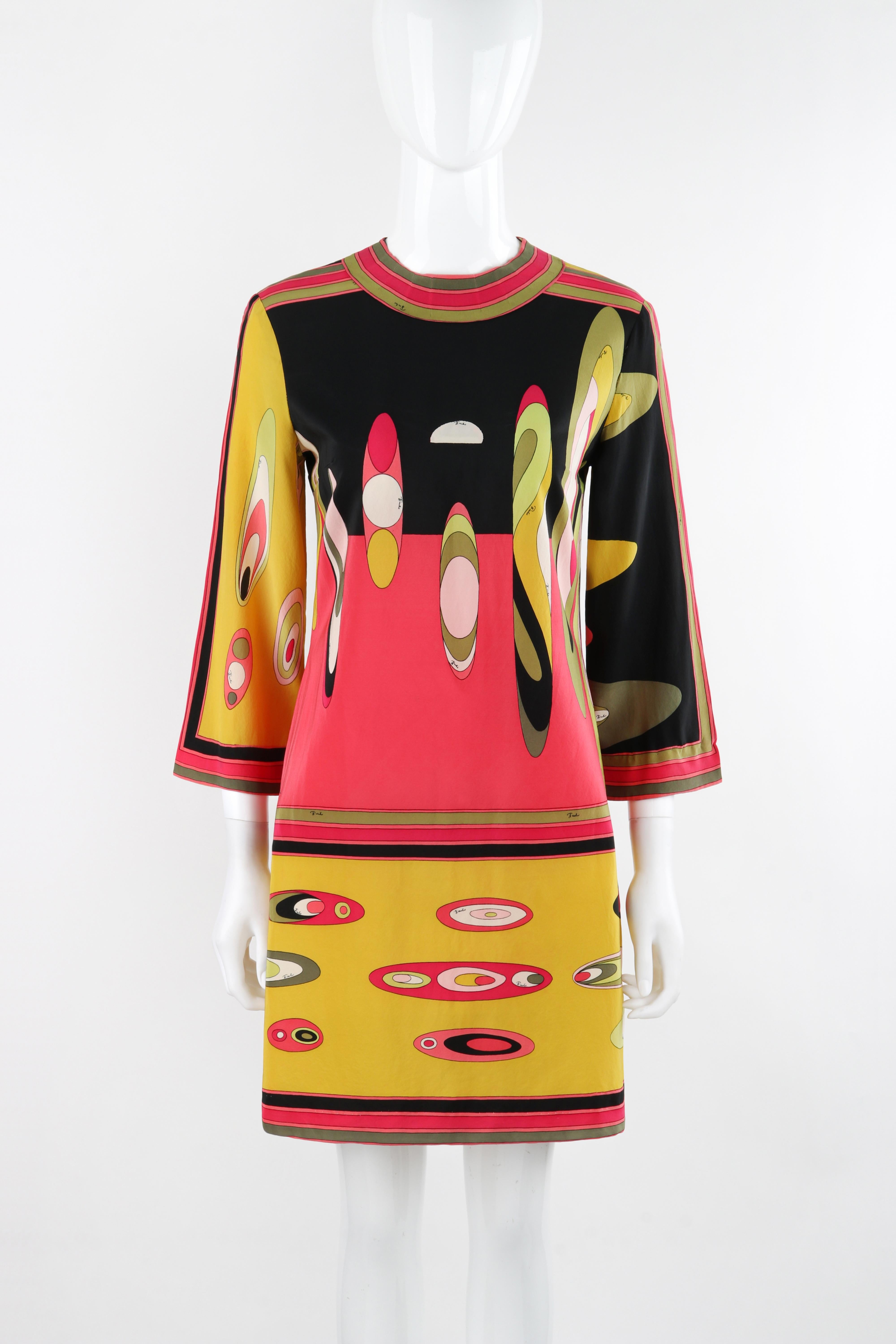 EMILIO PUCCI c.1960s Multicolor Silk Abstract Mod Print Tunic Mini Dress

Brand / Manufacturer: Emilio Pucci
Circa: 1960s
Label(s): Emilio Pucci, Neiman Marcus 