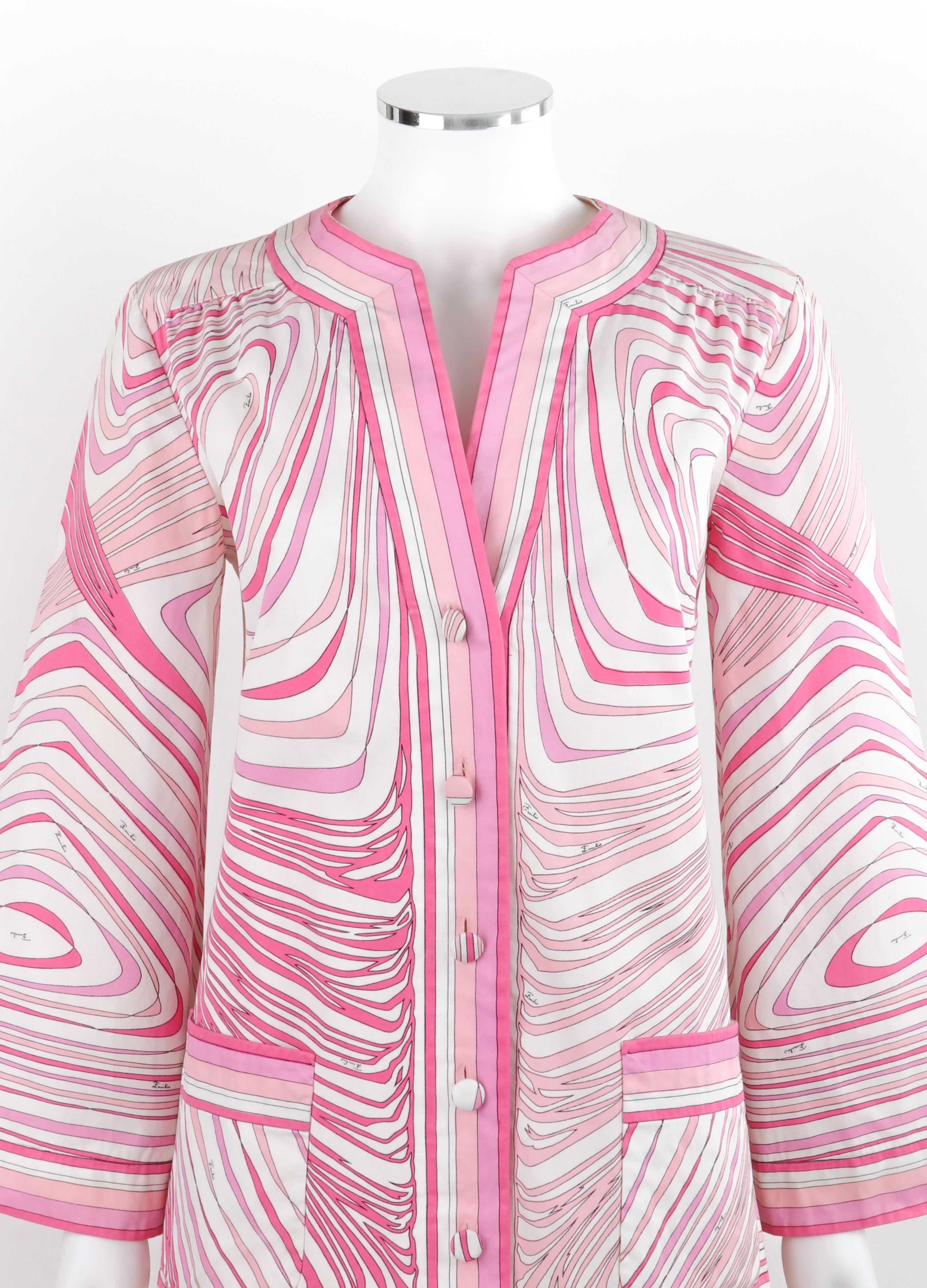 pink button up jacket