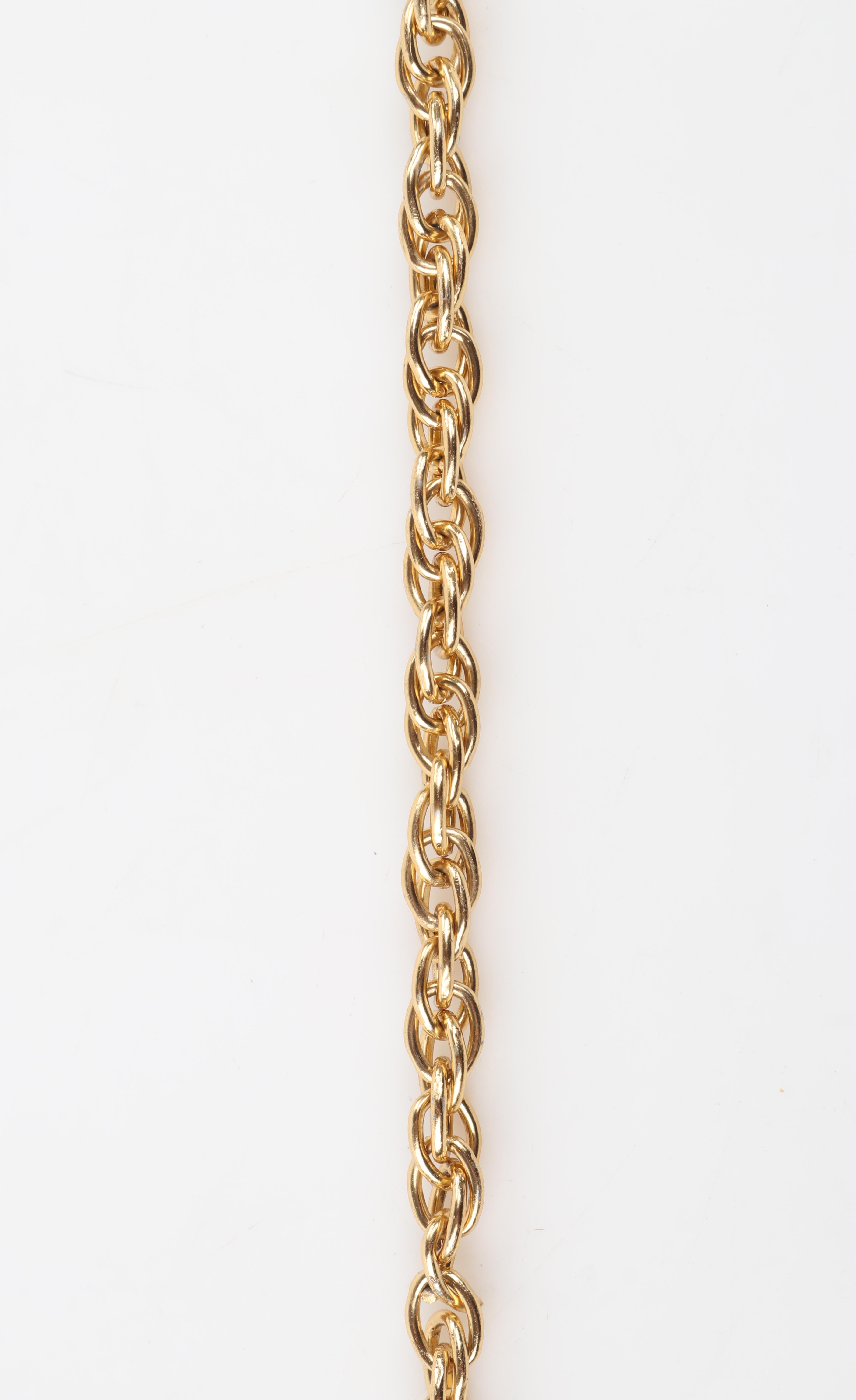 EMILIO PUCCI c.1970's Multicolor Velvet Print Gold Chain Shoulder Bag Purse For Sale 7