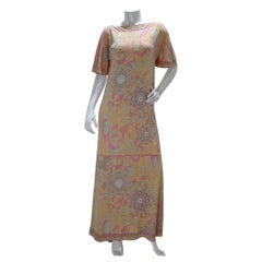 Emilio Pucci Caftan Maxi Dress circa 1960s