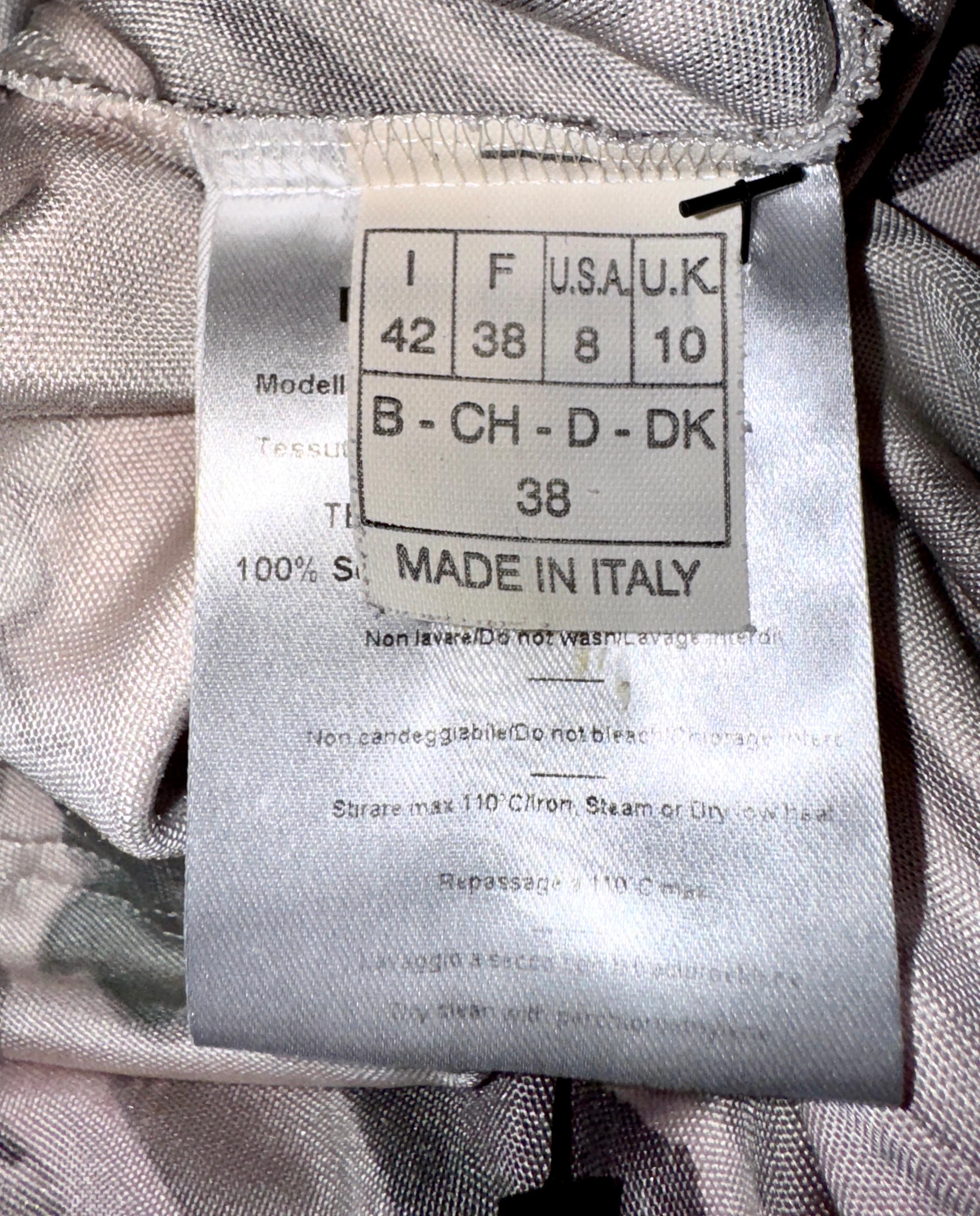 Emilio Pucci - Camicia in jersey di seta con stampa stile camouflage 42 in vendita 1