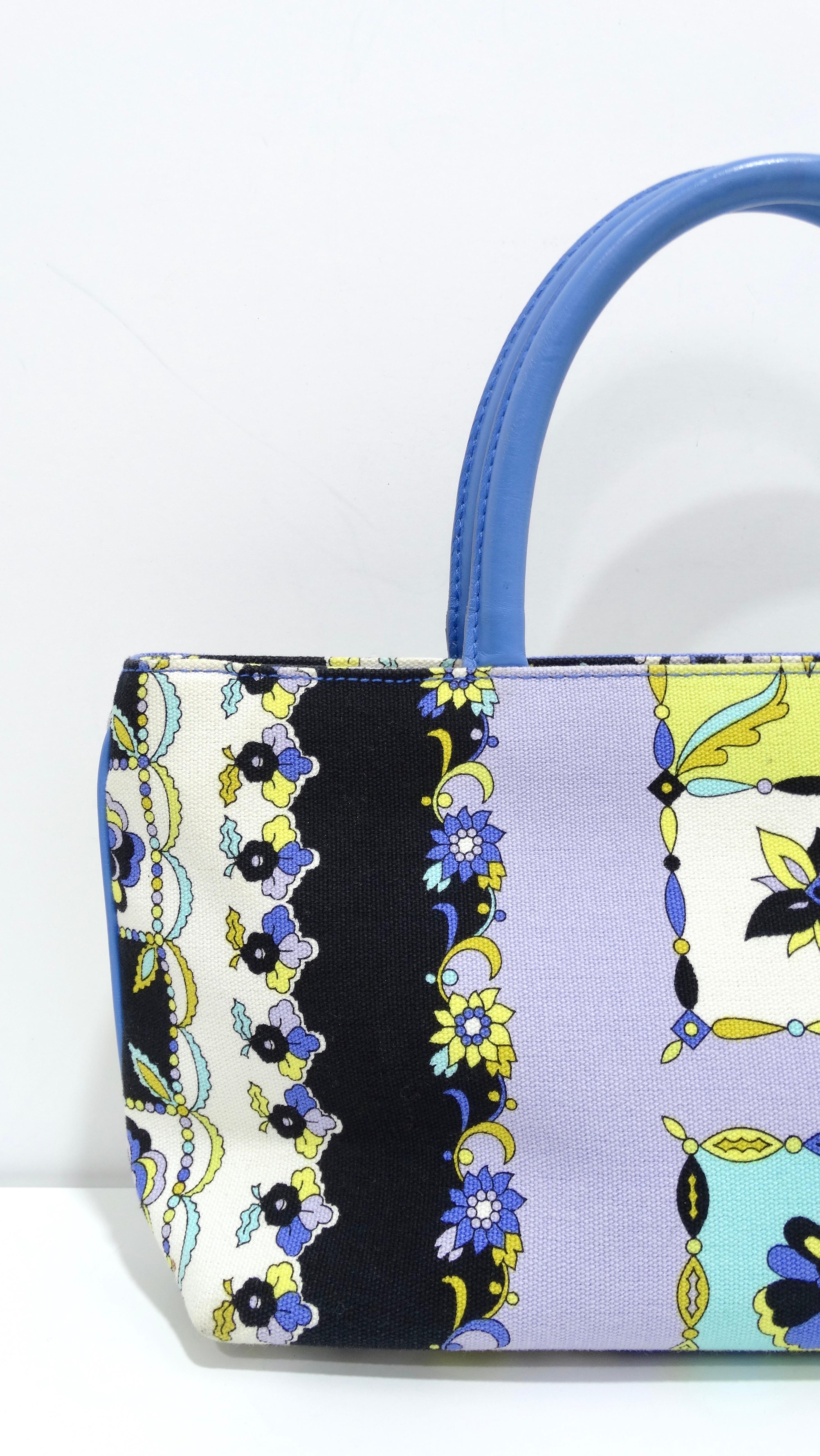 Emilio Pucci Canvas Top Handle Bag 2