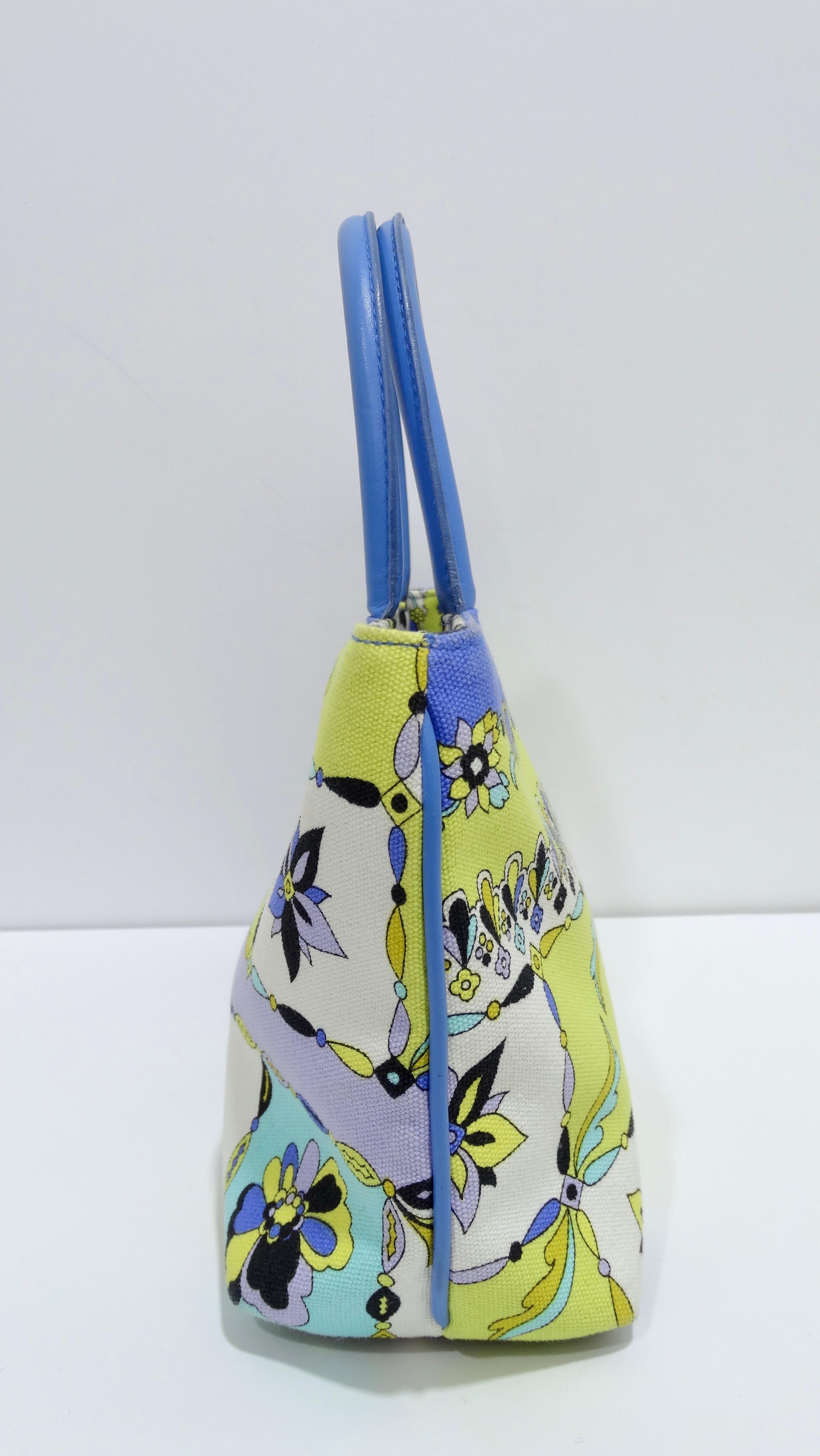 Emilio Pucci Canvas-Tasche mit Henkel oben für Damen oder Herren im Angebot