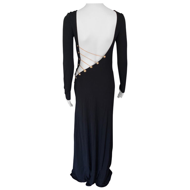 princess polly baby blue dress Black Backless chain dress – Leiluna Collection