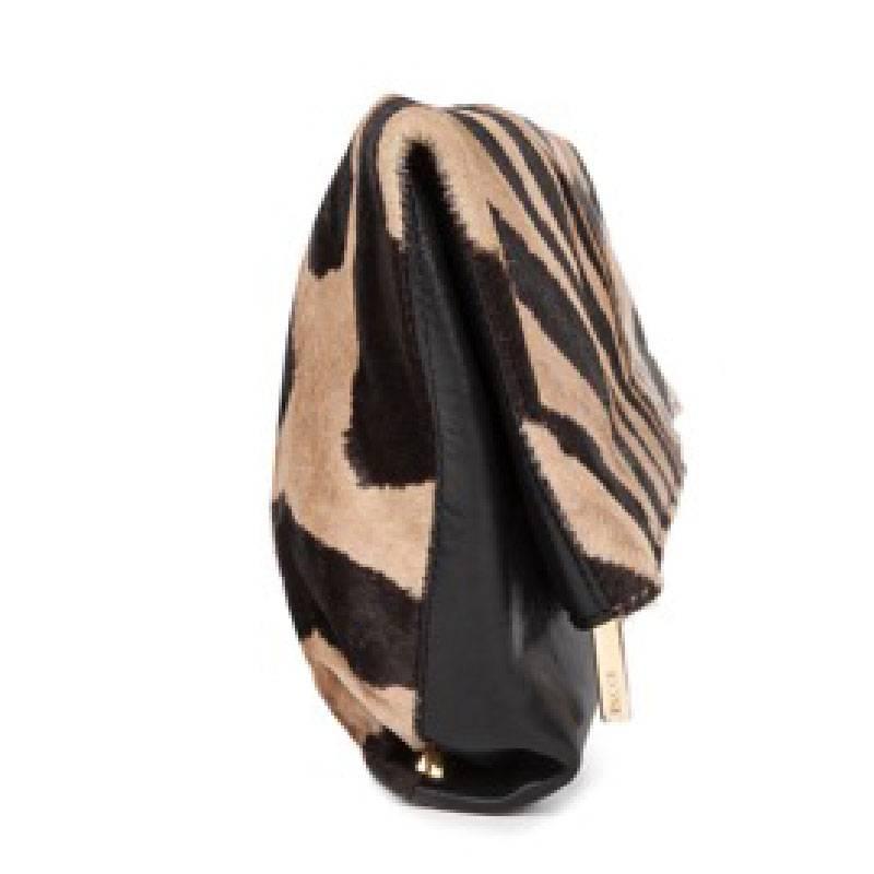 banana republic zebra clutch