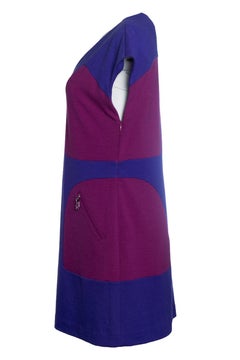 Emilio Pucci, color blocking dress in purple