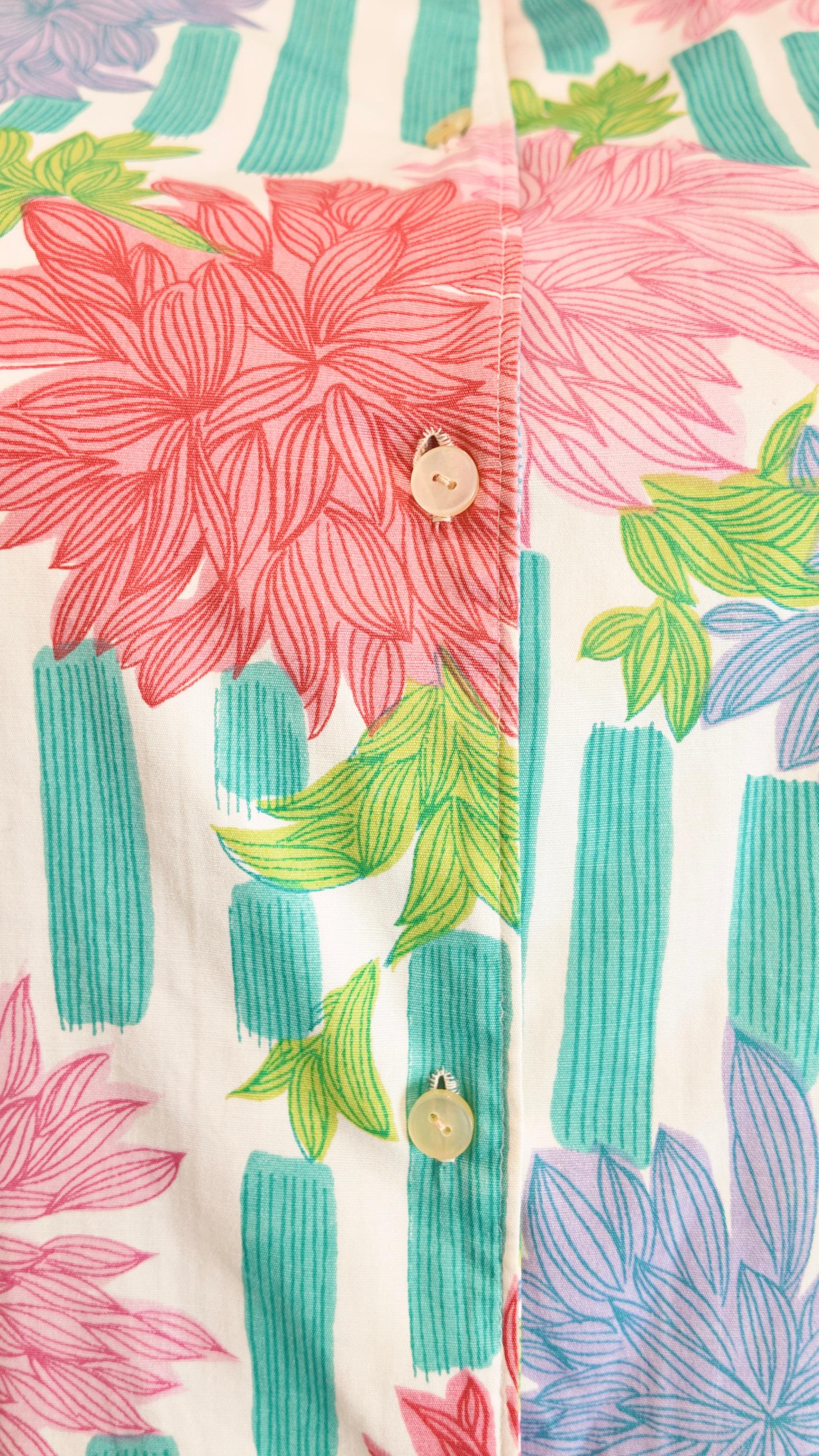 Emilio Pucci Colorful Floral Shorts and Top Set For Sale 2