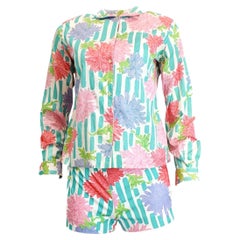 Emilio Pucci - Set pantaloncini e top con fiori colorati