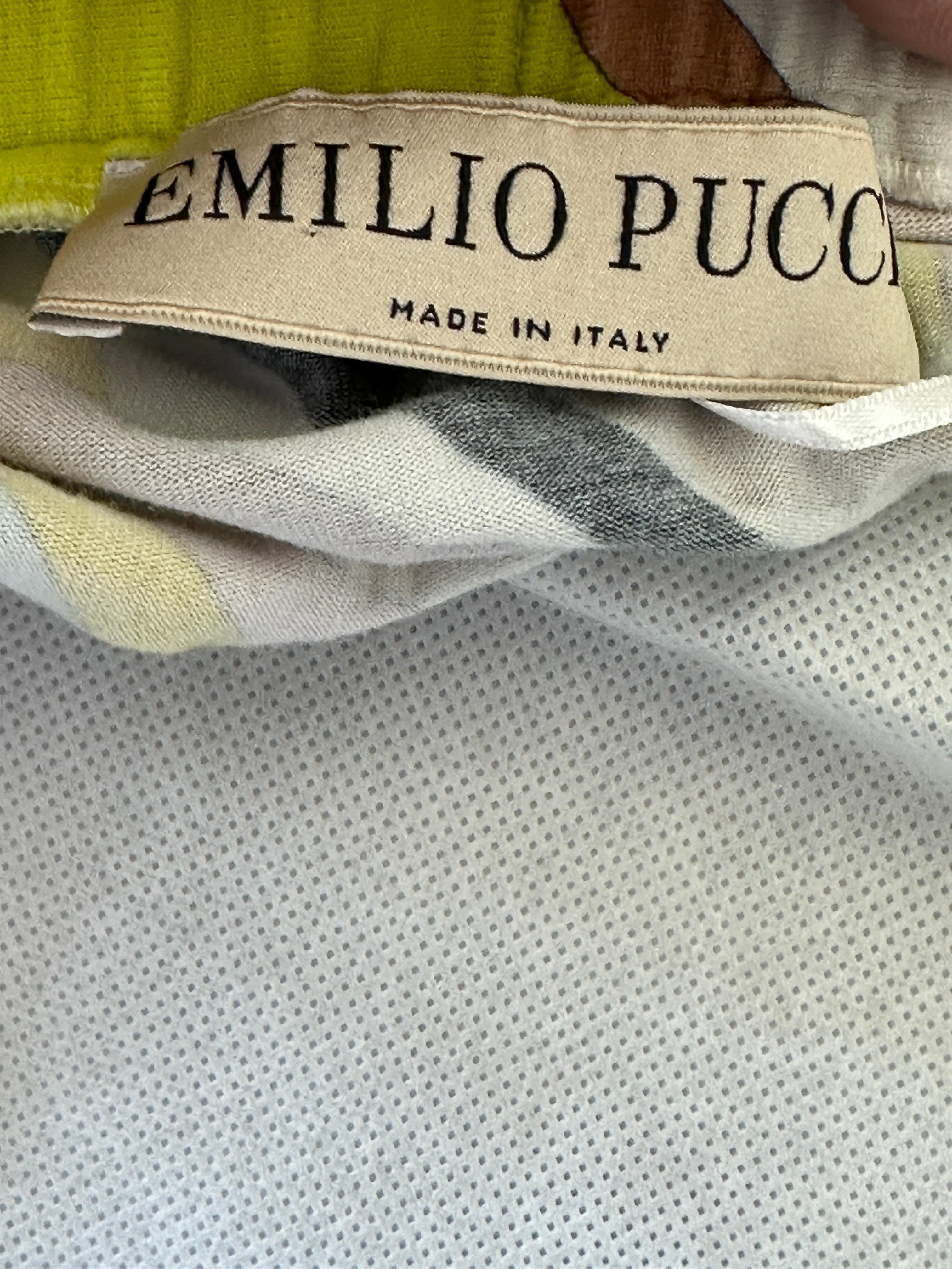 Emilio Pucci Colorful Vintage Low Cut Backless Maxi Dress  6