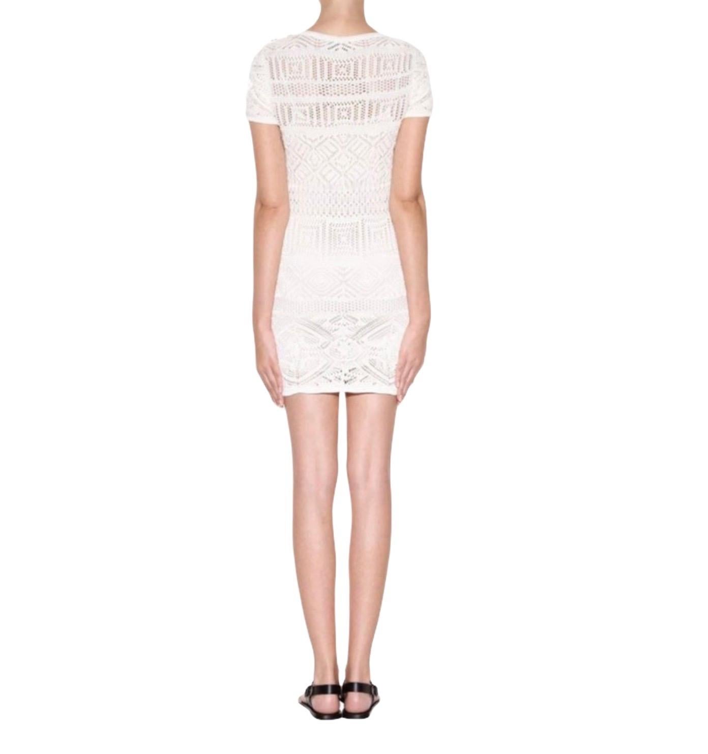 Stunning Emilio Pucci Crochet Knit Mini Dress Engagement Wedding 7